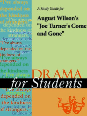 cover image of A Study Guide for August Wilson's "Joe Turner's Come and Gone"